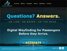 Tablet Screenshot of airportwayfinder.com